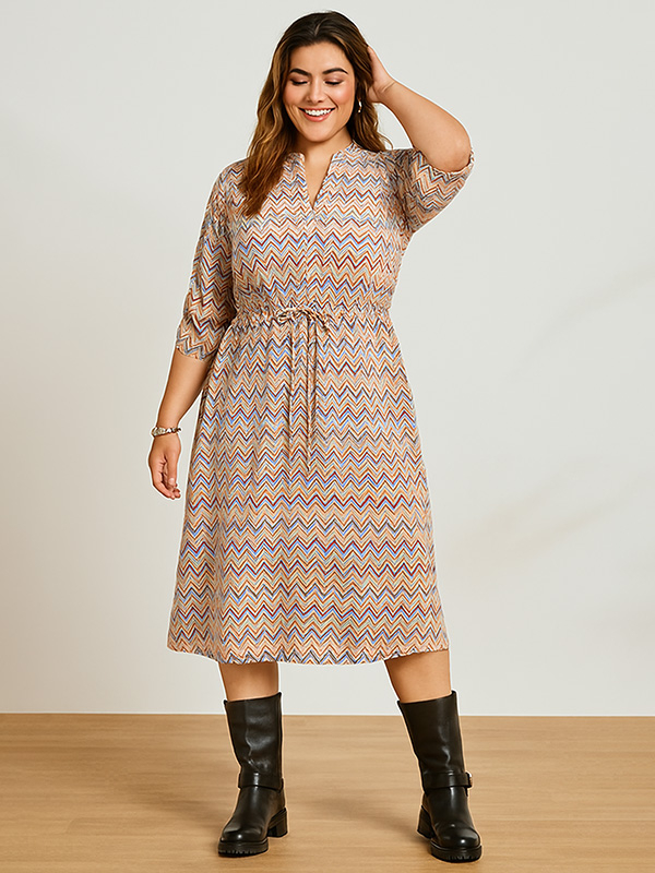 CARNOVA - Plus Size Klänning fra Only Carmakoma