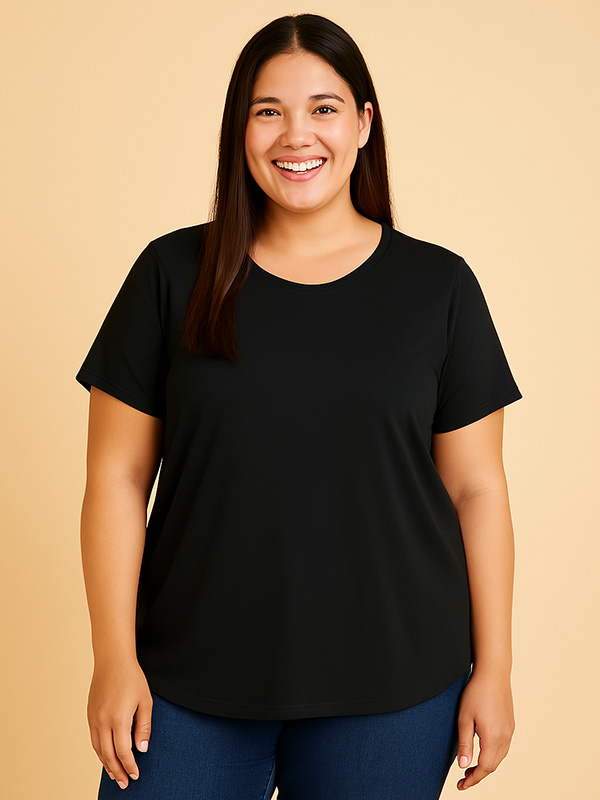 BAMBOO - Plus Size T-shirt fra Fiona