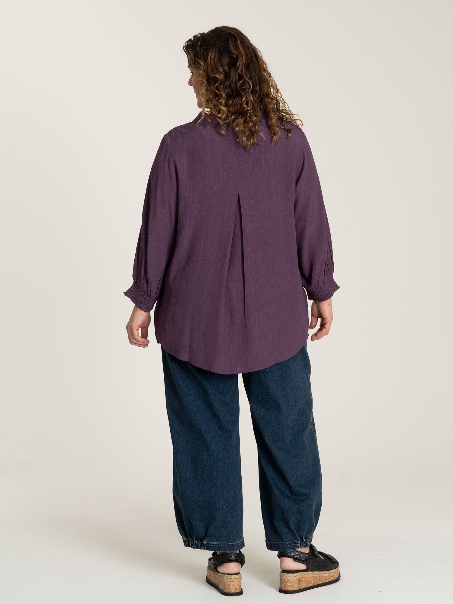 CLARA  - Plus Size Byxor fra Gozzip