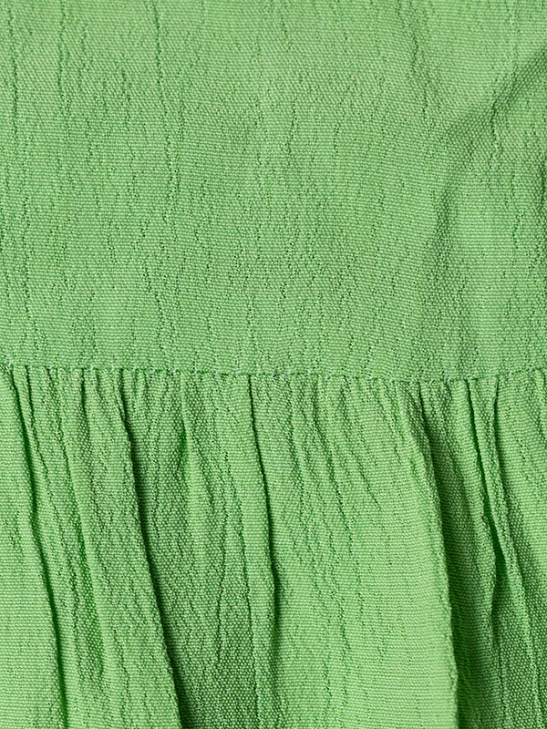 SUSSIE - Lång grön klänning i exklusiv viskos fra Gozzip