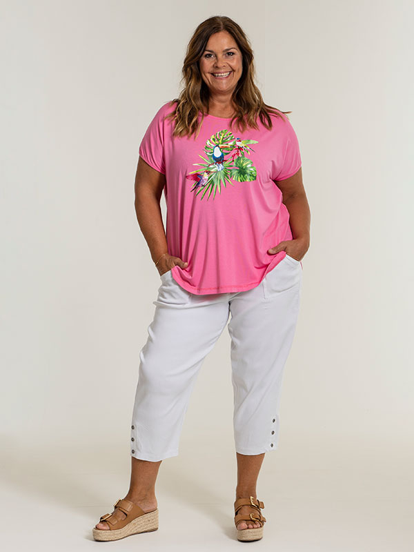 CLARA  - Plus Size Byxor fra Gozzip