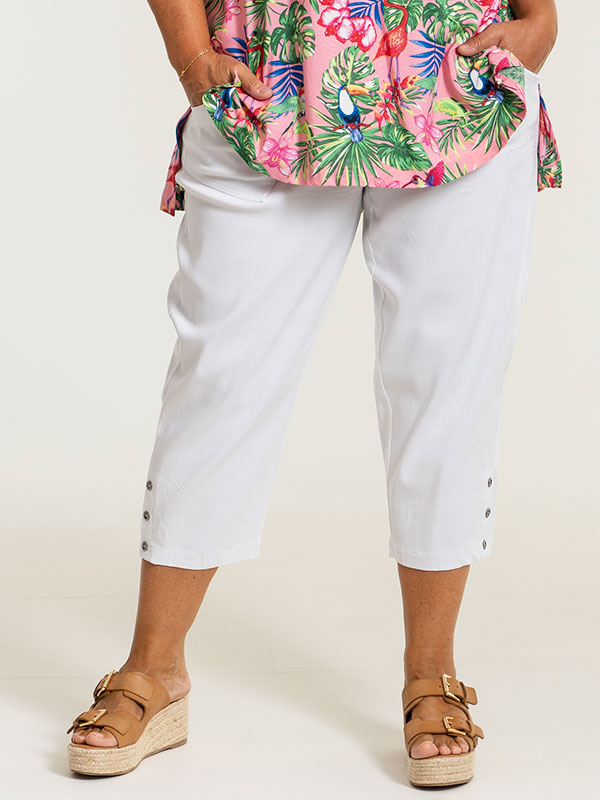 CLARA  - Plus Size Byxor fra Gozzip