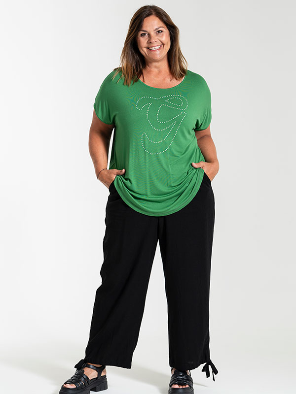 GITTE - Plus Size T-shirt fra Gozzip