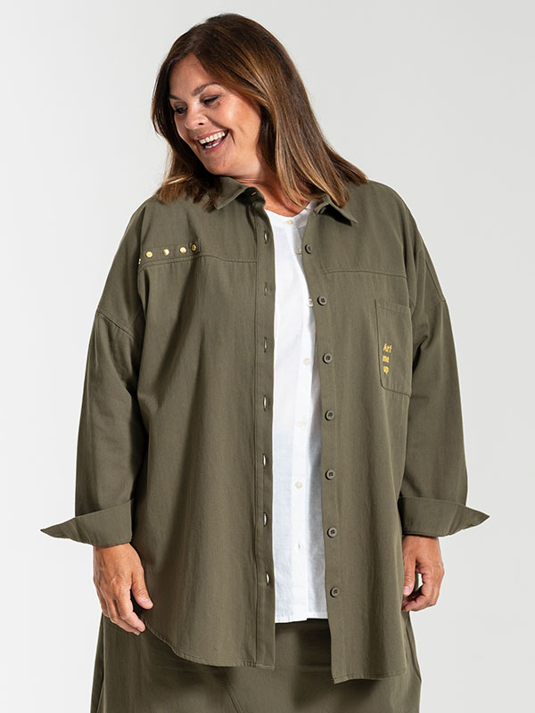 BIBBA - Plus Size Skjorta fra Gozzip