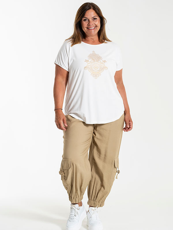 GITTE - Plus Size T-shirt fra Gozzip