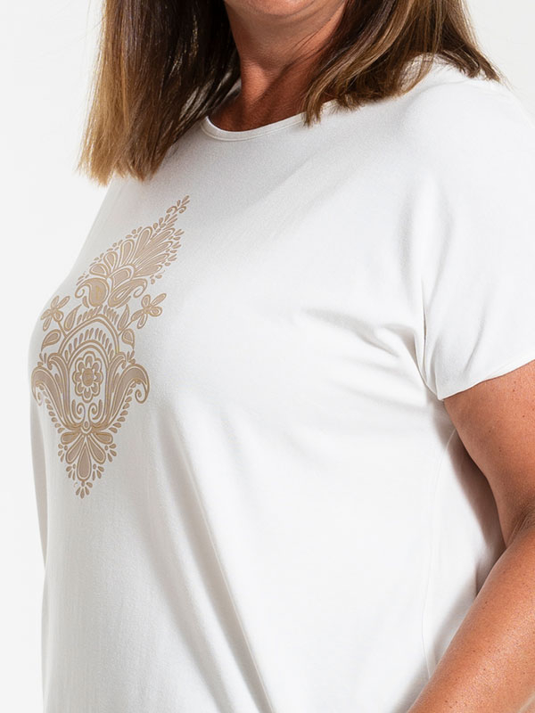 GITTE - Plus Size T-shirt fra Gozzip