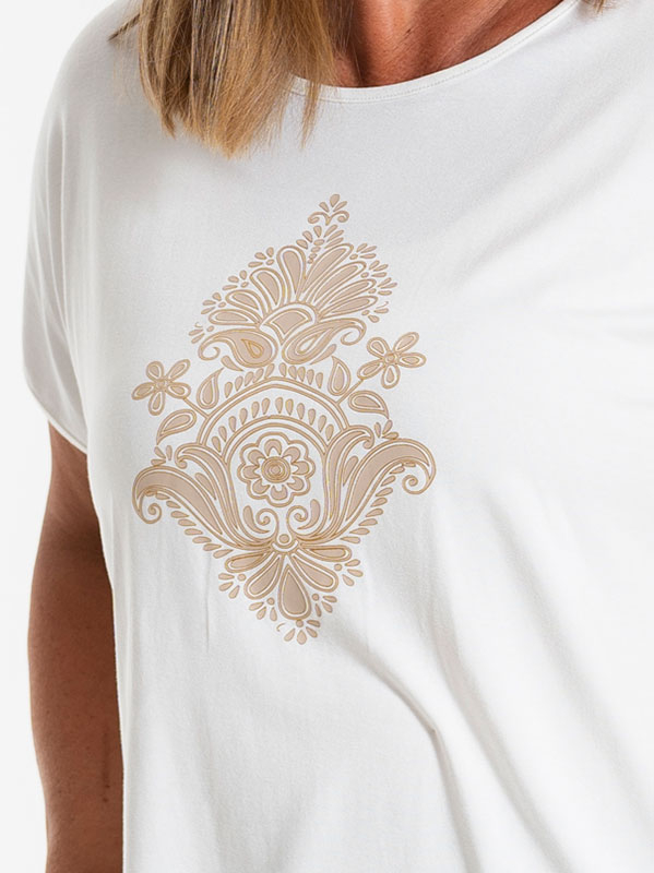GITTE - Plus Size T-shirt fra Gozzip