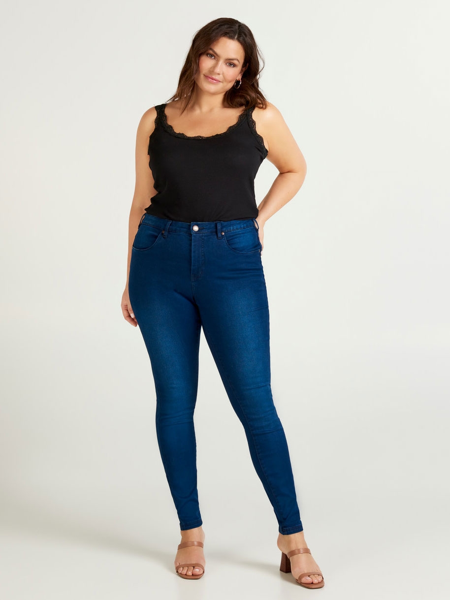 Amy Jeans Med 82 cm Benlängd fra Zizzi