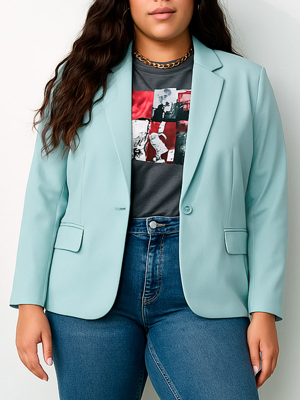 CARARIS - Plus Size Kavaj fra Only Carmakoma