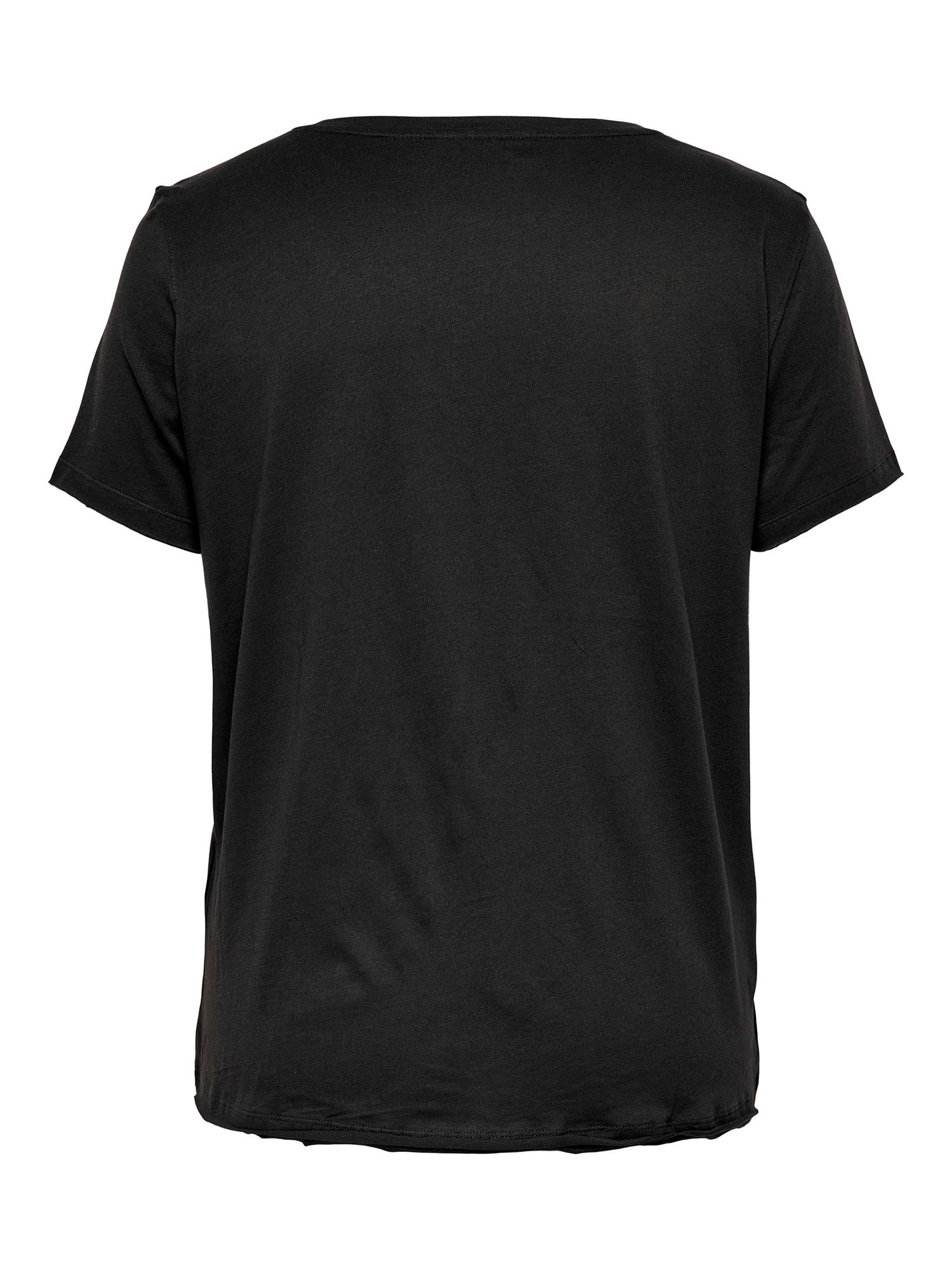 Car WILD - T-shirt i svart bomull med 