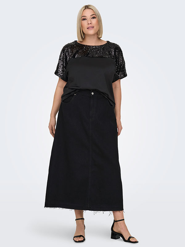 CARNELIA - Plus Size Kjol fra Only Carmakoma