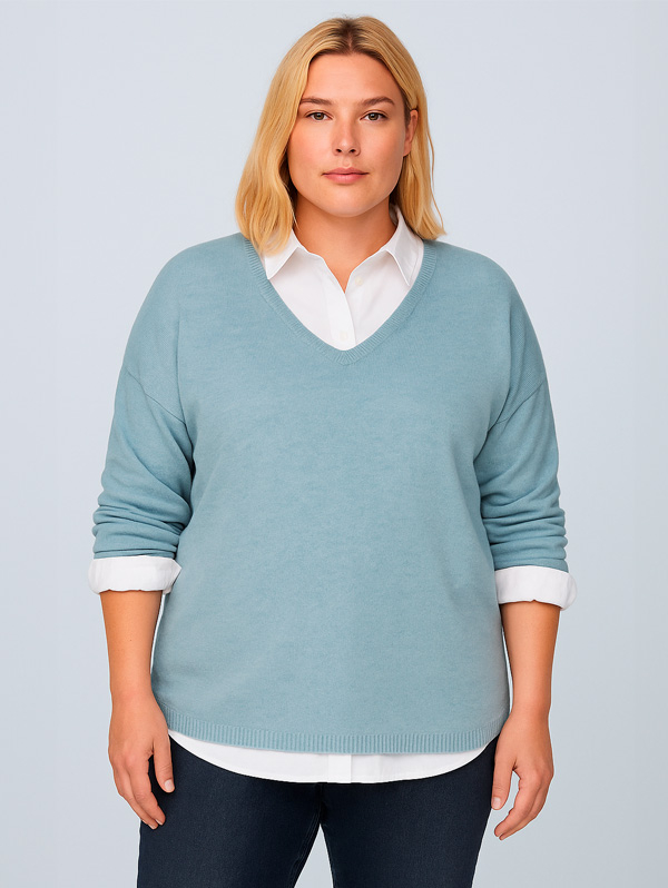 CARMARGARETA - Plus Size Tröja fra Only Carmakoma