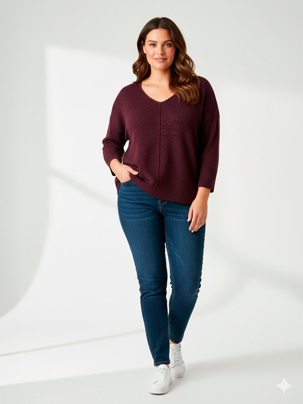CARWHITNEY - Plus Size Tröja fra Only Carmakoma