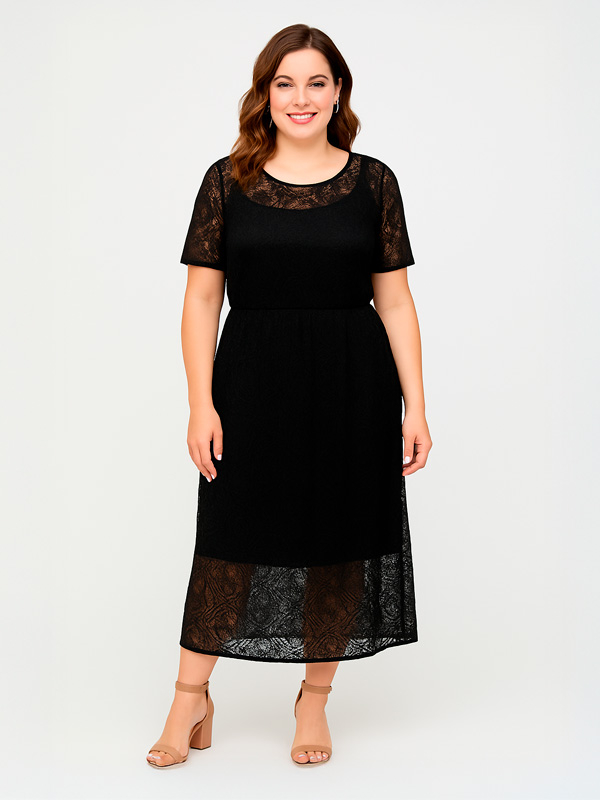 CARCALLIOPE - Plus Size Klänning fra Only Carmakoma
