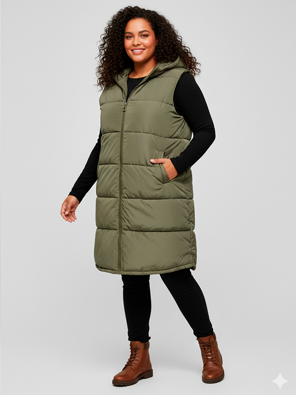 CARALINA - Plus Size Väst fra Only Carmakoma