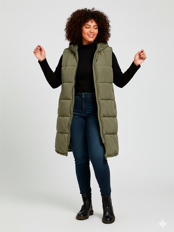 CARALINA - Plus Size Väst fra Only Carmakoma