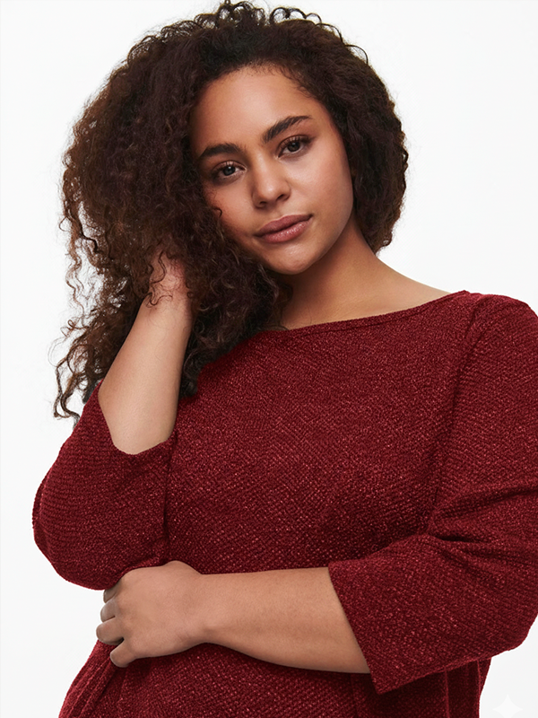 CARMARTHA - Plus Size Klänning fra Only Carmakoma