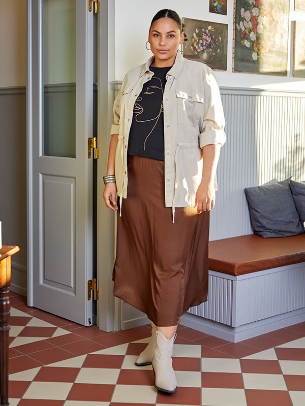 CARAIME - Plus Size Skjorta fra Only Carmakoma