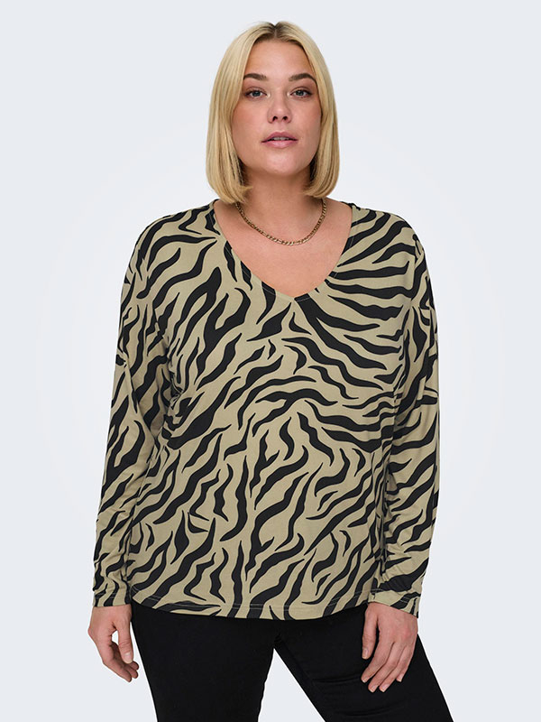 CARCAMILLE - Plus Size Blus fra Only Carmakoma