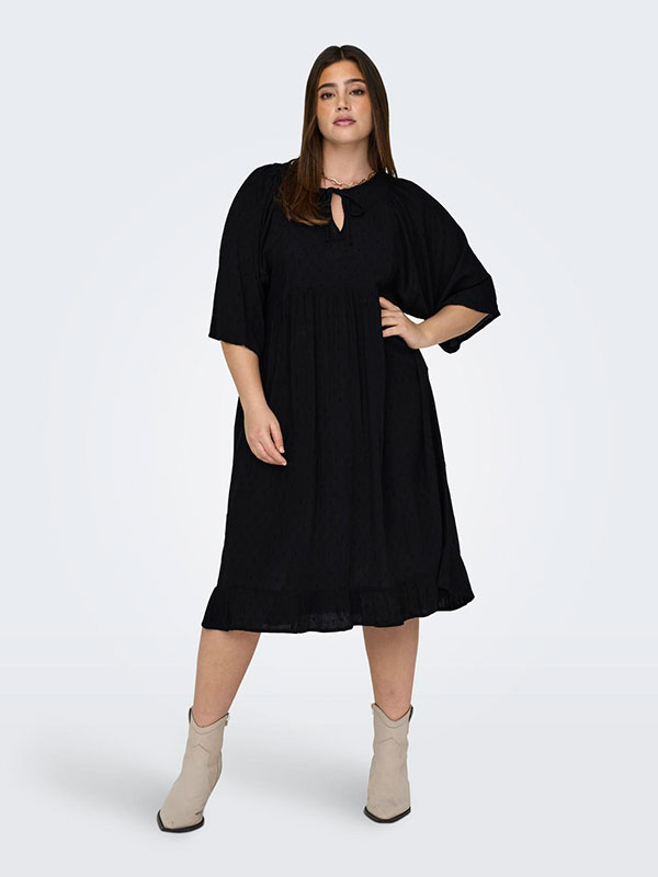 CARELEANOR - Plus Size Klänning fra Only Carmakoma