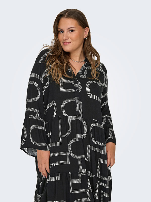 CARMATTE - Plus Size Klänning fra Only Carmakoma