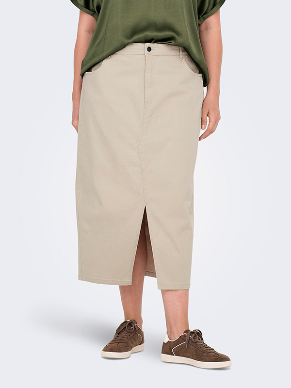 CARLOLA - Plus Size Kjol fra Only Carmakoma