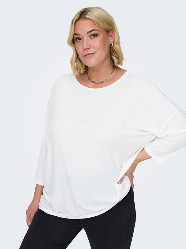 CARLAMOUR - Plus Size Blus fra Only Carmakoma