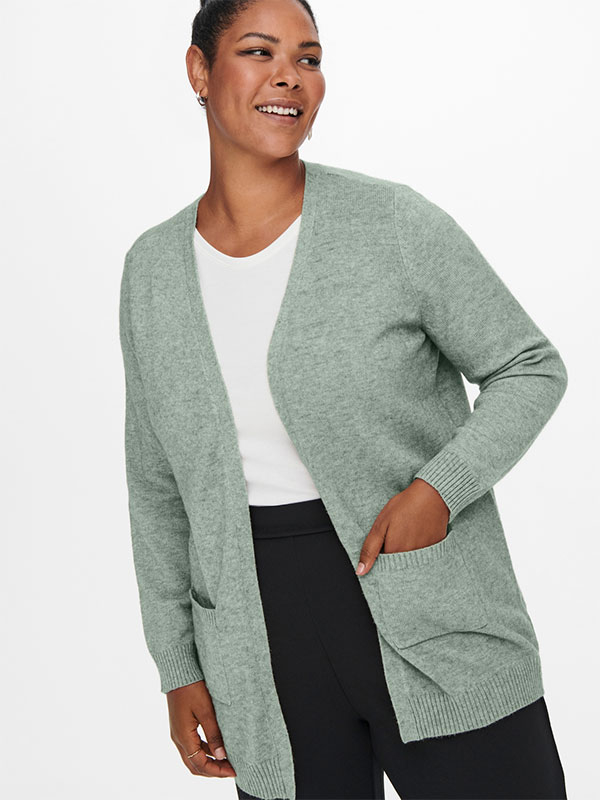 ESLY - Plus Size Kofta fra Only Carmakoma