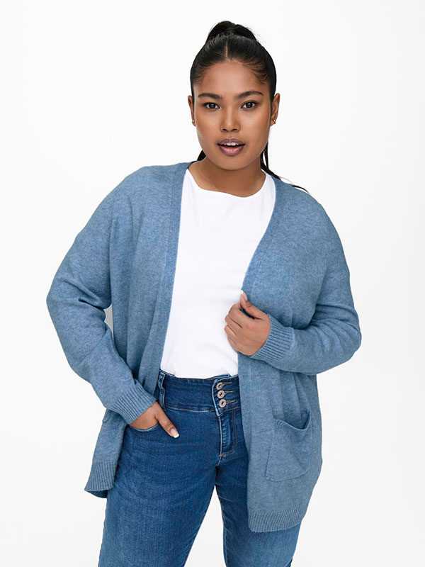 ESLY  - Plus Size Kofta fra Only Carmakoma