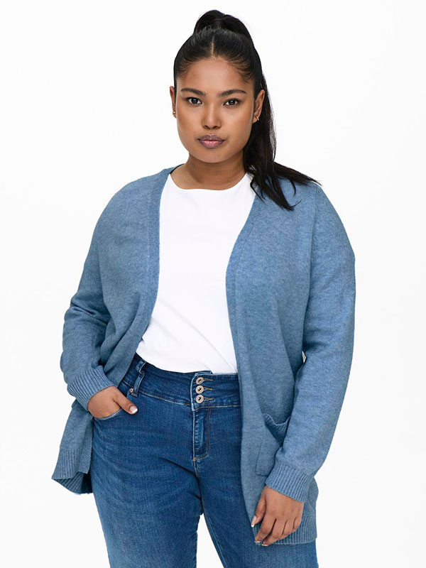ESLY  - Plus Size Kofta fra Only Carmakoma