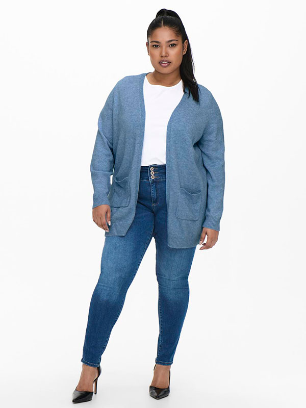 ESLY  - Plus Size Kofta fra Only Carmakoma