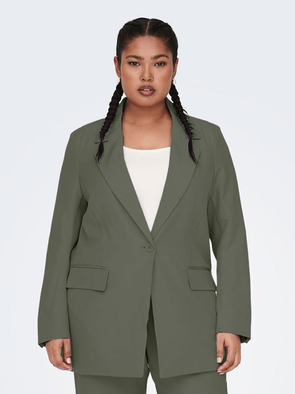 CARTHEA - Plus Size Kavaj fra Only Carmakoma