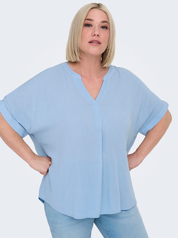 CARMIO - Plus Size Blus fra Only Carmakoma