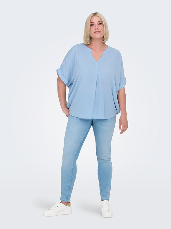 CARMIO - Plus Size Blus fra Only Carmakoma