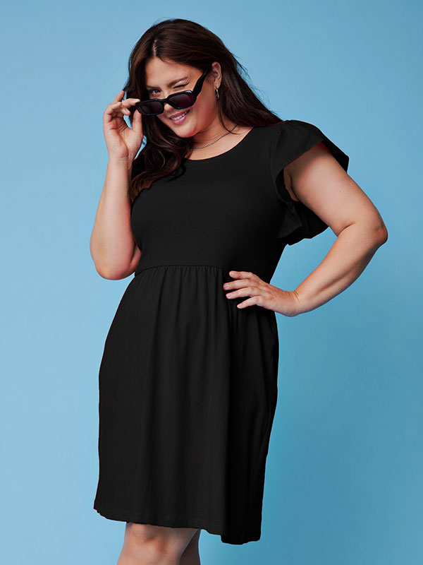 CARENNIY - Plus Size Klänning fra Only Carmakoma