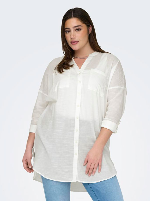 CARAPELDOORN - Plus Size Skjorta fra Only Carmakoma