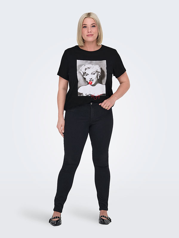 CARNEWMARILYN - Plus Size T-shirt fra Only Carmakoma