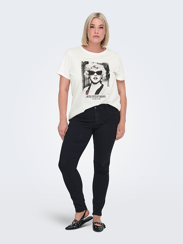 CARNEWMARILYN - Plus Size T-shirt fra Only Carmakoma