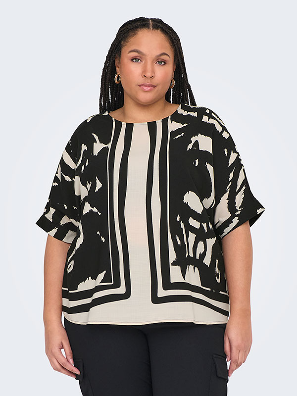 CARNICON - Plus Size Blus fra Only Carmakoma
