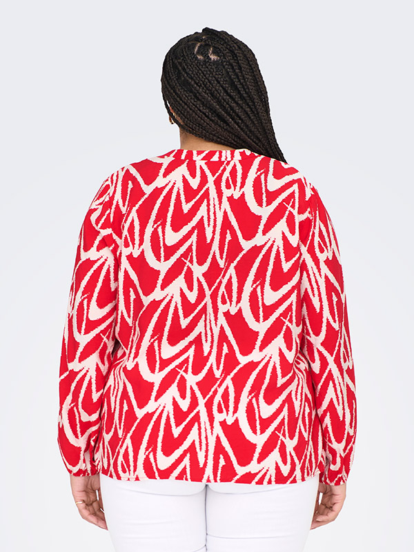 CAROLIVERA - Plus Size Blus fra Only Carmakoma