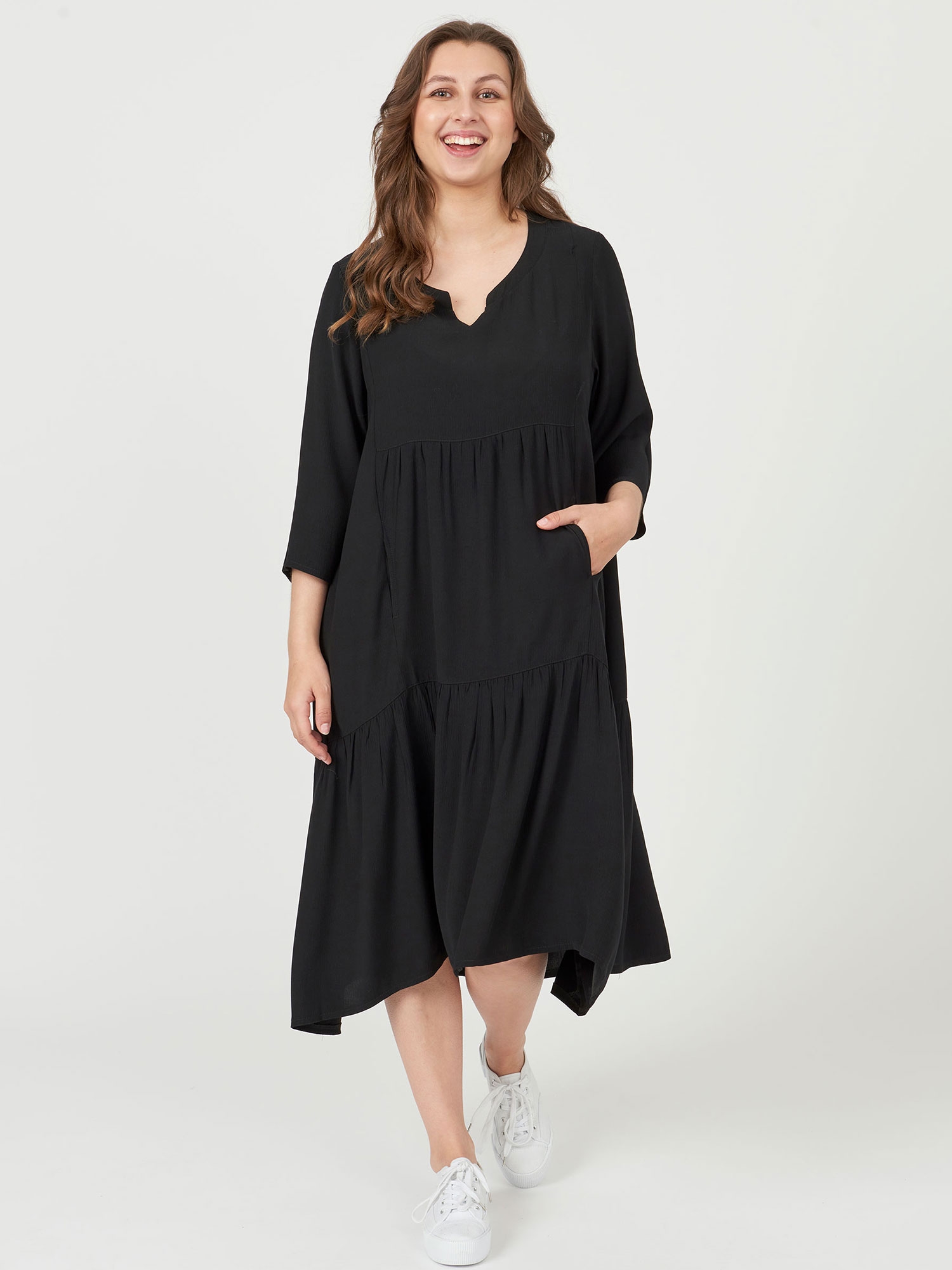 RIGMOR - Plus Size Klänning fra Pont Neuf