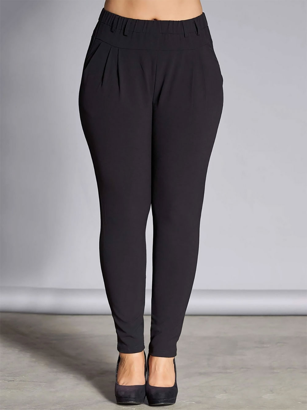 SALLY  - Plus Size Byxor fra Studio