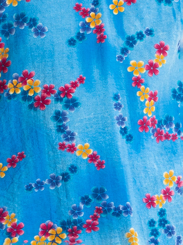 ADI - Blå blus med blommönster fra Studio