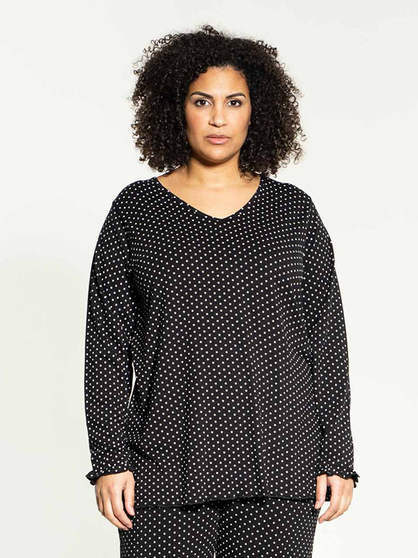 TULLE - Plus Size Natt blus fra Studio