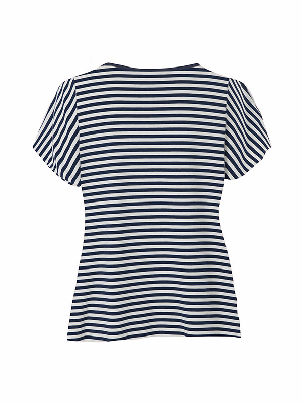 SG103-1-StripedNavy/White fra Sandgaard