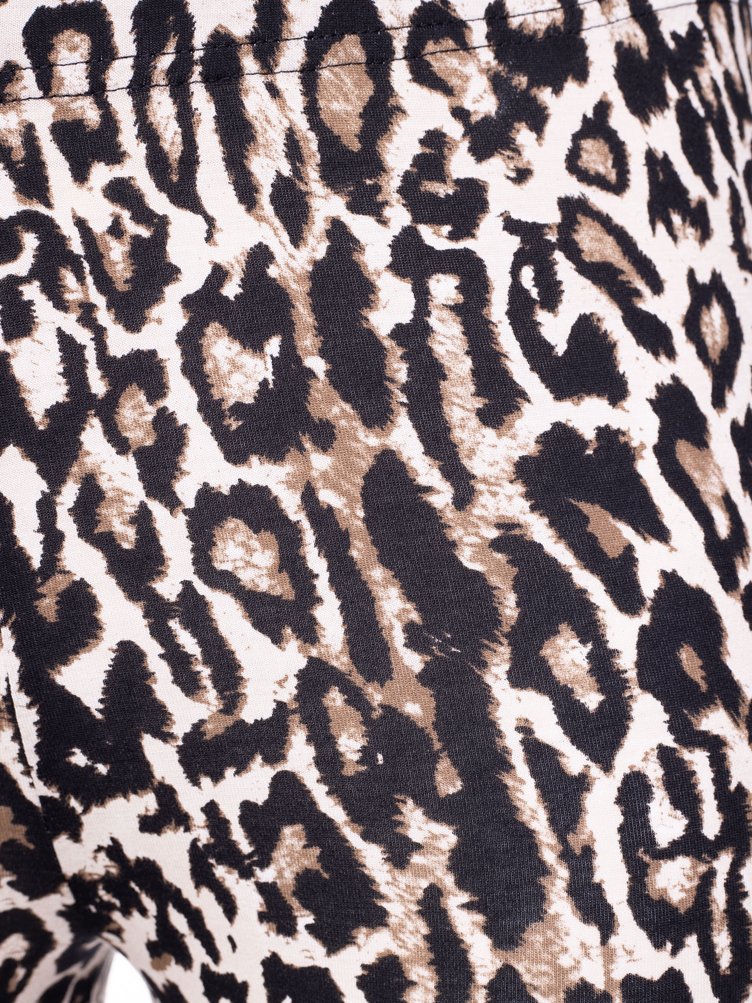Leopardmönstrad leggings i bruna nyanser fra Sandgaard
