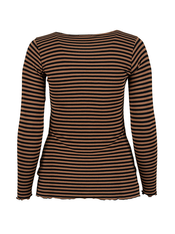 RIB TOP - Plus Size Blus fra Sandgaard