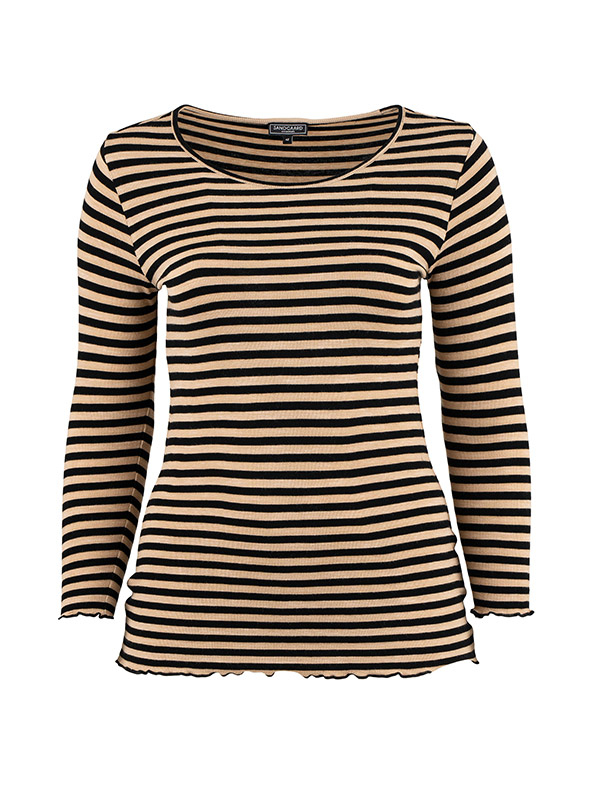 RIB - Plus Size Blus fra Sandgaard