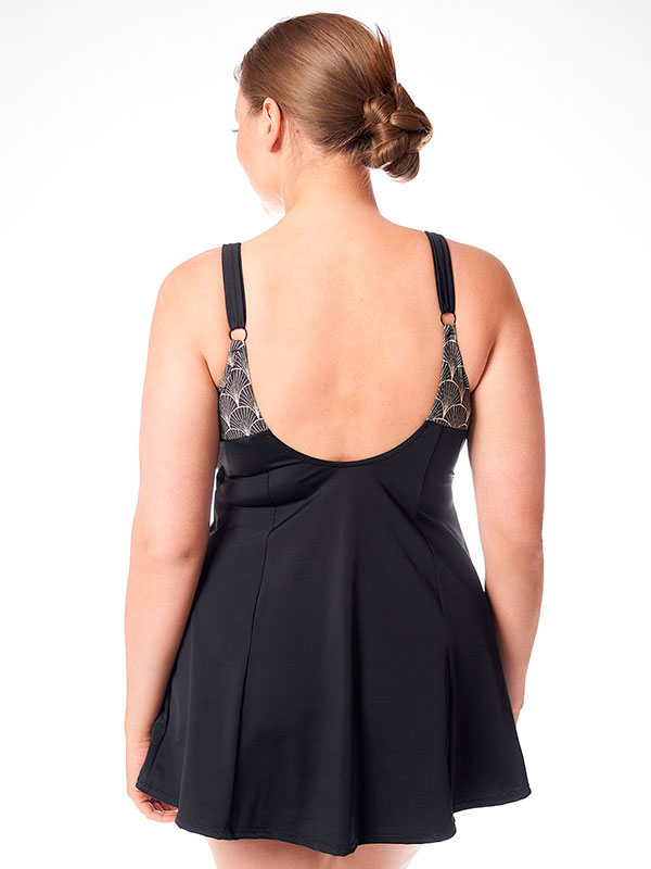 SEA SHELL - Plus Size Tankini fra Plaisir