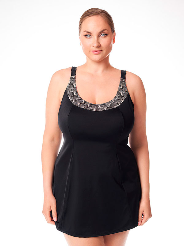 SEA SHELL - Plus Size Tankini fra Plaisir